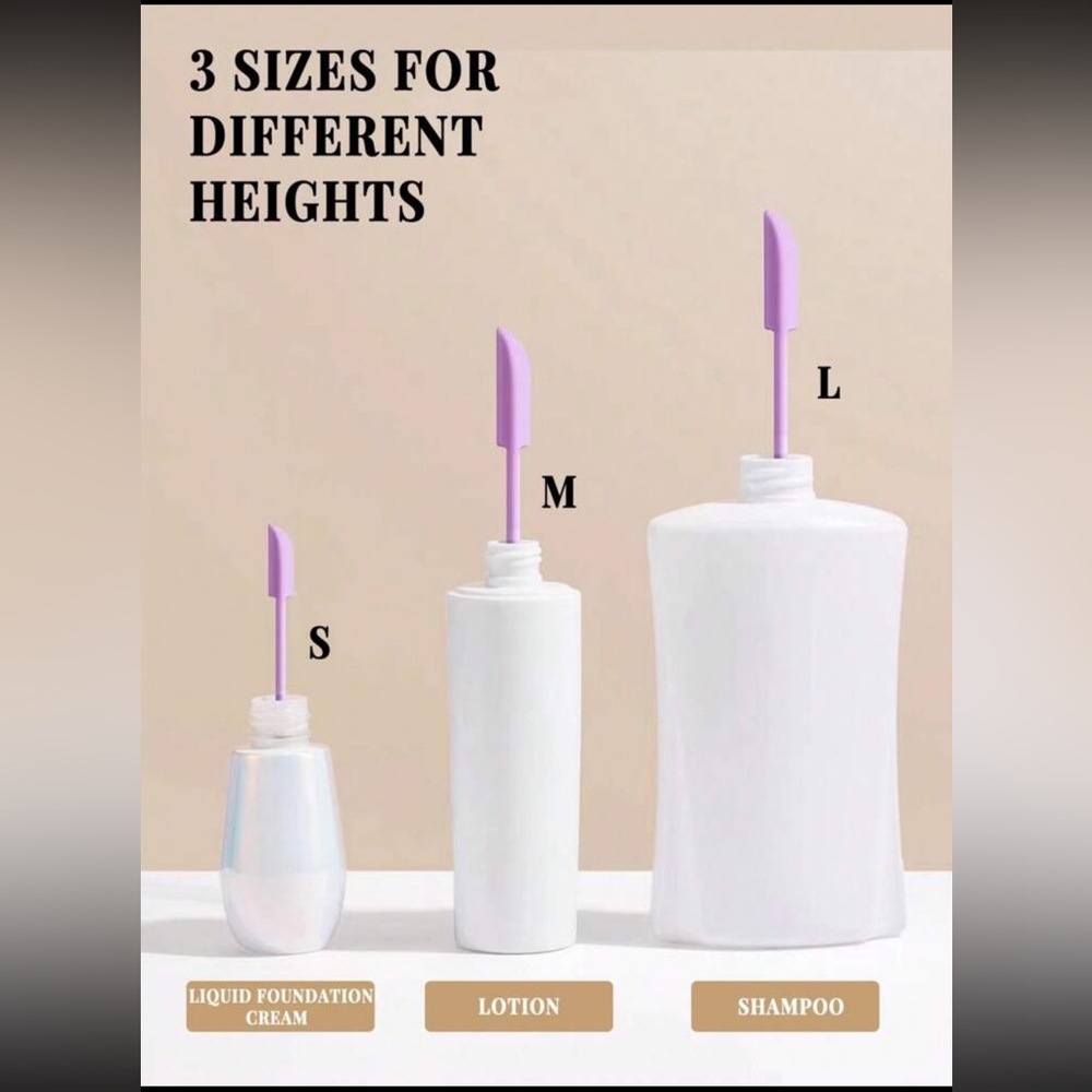 Bottle scrapers!! Get the most out of cosmetics Never leave product to throw out